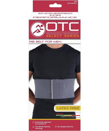 OTC Rib Belt for Men - 6-Inch Elastic Large Chest Compression - Select Series - Buy Online on GoSupps.com