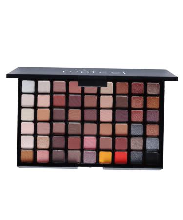 Milageto 54 Colors Eyeshadow Palette Eye Shadow Palette Gift Kit Blendable Enduring Highly Pigmented Eye Makeup Palette for Women Girls