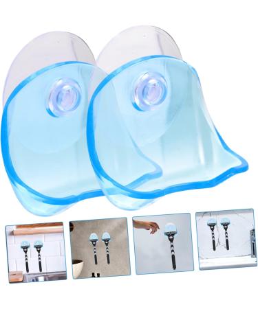 Foytoki 2-Piece Razor Rack Holder | Wall-Mounted Manual Razor Organizer for Bathroom - Space-Saving Shaver Storage - Buy Online on GoSupps.com