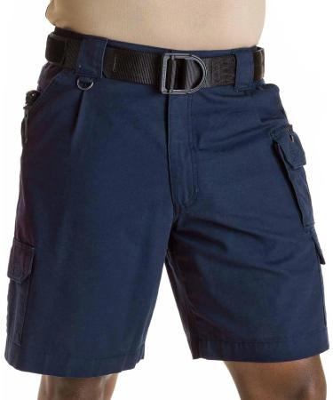 5.11 Tactical Men's 9-Inch Work Shorts - Cotton Canvas, Action Waistband, 7 Pockets - Fire Navy (Size 36) | Style 73285 - Buy Online on GoSupps.com