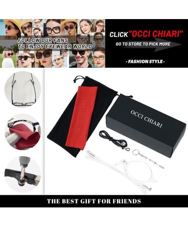 OCCI CHIARI Eye Makeup Reading Glasses for Women | Magnifying Rotatable Cosmetic Eyewear (Clear 2.0) - Shop Internationally - Buy Online on GoSupps.com