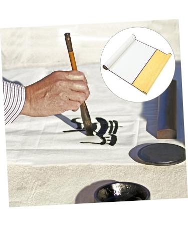 Lurrose 5pcs Rice Paper Hanging Shaft Blank Hanging Scroll Painting Paper Home Supplies Suite Household Picture 1x5pcs 75.00X32.00X0.10CMx5pcs - Buy Online on GoSupps.com