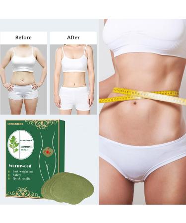Slimming Patch for Belly Fat | Wormwood Natural 10pcs | Skin-Friendly Non-Woven Stickers for Abdomen & Waist - Luckxing - Buy Online on GoSupps.com