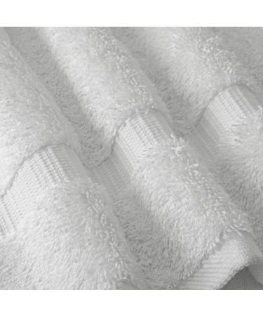 Chakir Turkish Linens 100% Cotton Premium Turkish Towels - Hotel & Spa Quality | Soft & Absorbent (4-Piece Washcloths, White) - Buy Online on GoSupps.com