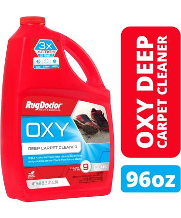 Rug Doctor Triple-Action Oxy Carpet Cleaner - 96 oz | Deep Cleans, Deodorizes & Refreshes | Daybreak Scent | Professional-Grade - Buy Online on GoSupps.com