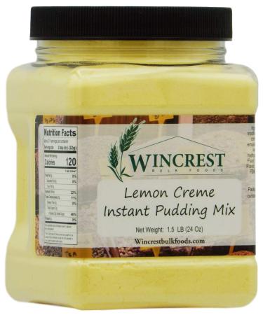 Instant Lemon Creme Pudding - 1.5 Lb Container