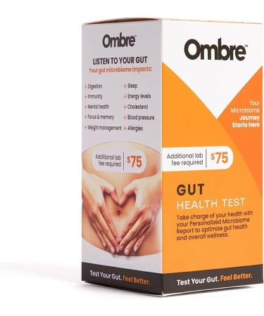 Ombre Gut Health Test Kit: Microbiome At-Home Testing for Customized Food & Probiotic Recommendations - Buy Online on GoSupps.com