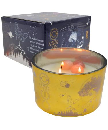 Cello Celestial Large Scented Candles with Rose Quartz Crystals. A Crystal Candle Astrology Gifts for Women. Love Gemstones and Healing Crystals - Spiritual Gifts Suitable Candles for Men. Rose Quartz Large - Buy Online on GoSupps.com
