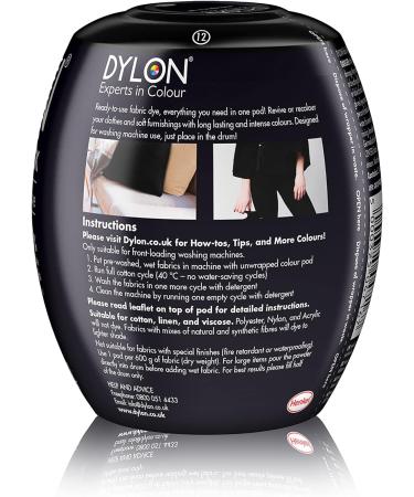 Dylon Washing Machine Fabric Dye Pod Intense Black 350g Packaging May Vary (Pack of 3) - Buy Online on GoSupps.com