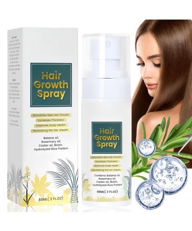 60ml Hair Growth Serum Women Hair Growth Essential Oil Natural Hair Growth Spray Hair Growth Oil for Hair Loss Hair Loss Treatment for Women Hair Serum for Dry Damaged Hair Hair Oil for Hair Growth