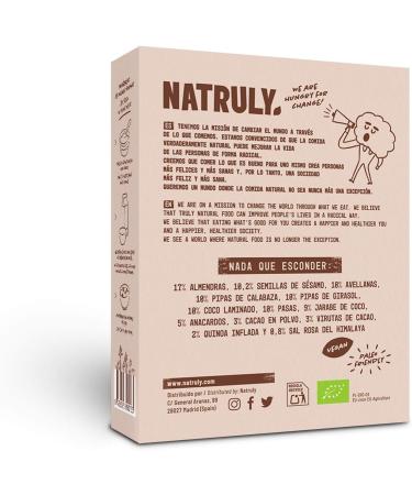 Organic Granola Cocoa Coconut and Quinoa Natural Athlete Dried Fruits and Seeds Gluten Free Vegan No Added Sugars Pack 4x325 g - Buy Online on GoSupps.com