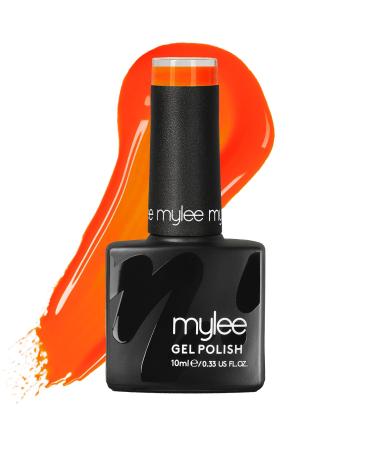 Mylee Gel Nail Polish 10ml Flower power UV/LED Soak-Off Nail Art Manicure Pedicure for Professional Salon & Home Use Neons Range - Long Lasting & Easy to Apply MG0098 - Flower Power