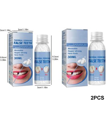 Flipped Warmth Provisional Dentures | 60g Temporary Repair Kit for Instant Veneers & Tooth Filling - Buy Online on GoSupps.com