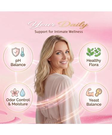 Premium Feminine Balance Gummies for Women - 60 Gummies Hawaiian Pineapple Flavor - with Probiotics & Vitamin C - Supports Feminine Wellness & Healthy Balance - Gluten Free Vegan(30 Servings)(Q2) - Buy Online on GoSupps.com