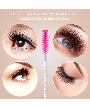 Healifty Lash Extension Tools 4pcs Mascara Wand with Tube Empty Eyelash Brush Tube Lash Mascara for Women Girls Portable Lashes Extender Makeup Tools Lash Applicator Rosy - Buy Online on GoSupps.com