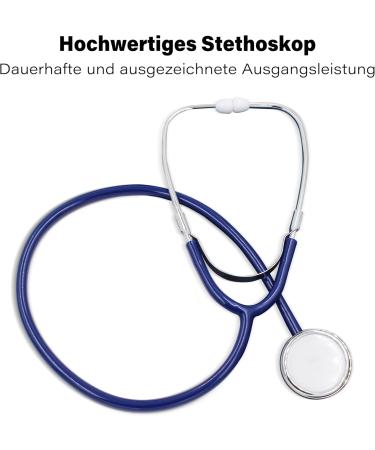 Lotfancy Manual Blood Pressure Cuff & Stethoscope Set | Ideal for Doctors & Emergency Services - High Accuracy Aneroid Monitor - Buy Online on GoSupps.com