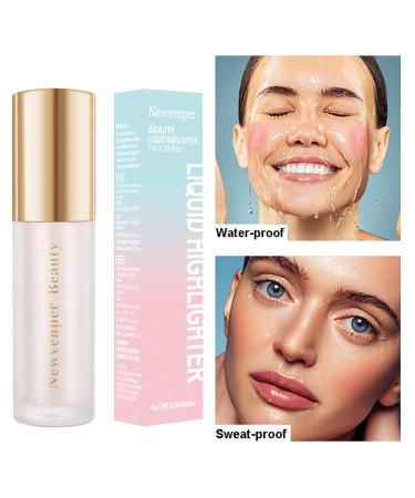 Highlighter Stick with Brush | Long-lasting Creamy Liquid Highlighter for Cheeks - 8ml (1 Pack) - Buy Online on GoSupps.com