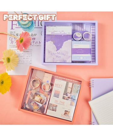 Henoyso 694 Pcs Vintage Aesthetic Scrapbook Kit - Moonlight Sunset Theme | Art Journaling Supplies for Adults, Teens, and Kids - Buy Online on GoSupps.com