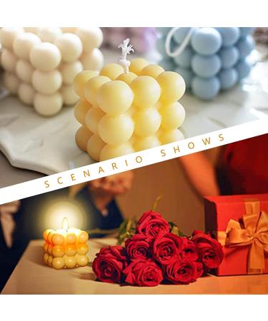Bubble Candle Making Mold - 6 Cavity Silicone Mold for Unique 3D Candles | Wax Melt DIY Handicrafts Tool - 28cm - Buy Online on GoSupps.com