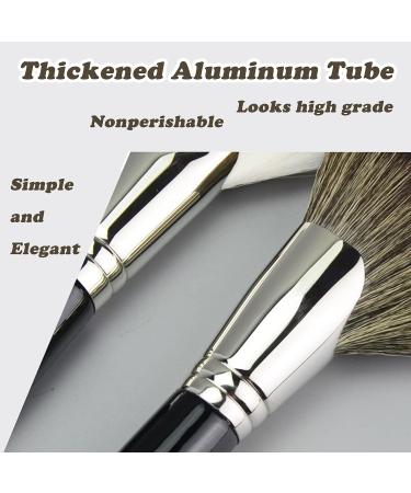 Premium Synthetic Contour Brush for Face Bronzers - Blending, Buffing, and Stippling - Pro Quality Brushes for Liquid, Cream, Powder Cosmetic - Black - Buy Online on GoSupps.com