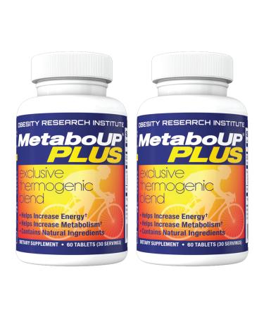 Lipozene MetaboUP Plus - 2 60 Ct Bottles - Thermogenic Weight Loss - Energy Booster Pills