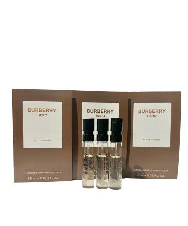 Designer HERO Men Sample Vial Spray Perfume Small Set