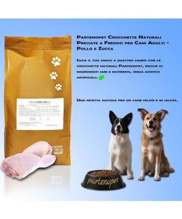 Partenopet Adult Mini Monoprotein Chicken Dog Food 100% Natural 2 kg - Buy Online on GoSupps.com