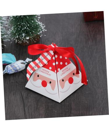 Healeved 30pcs Box Christmas Christmas Cookie Bags Christmas Boxes Candy Box Chocolate South Korea Size 1 Red - Buy Online on GoSupps.com