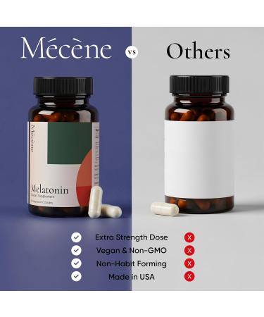 M c ne High Dose Melatonin: 30mg with L-Theanine + B6 + Apigenin - 60 Vegetarian Capsules - Buy Online on GoSupps.com