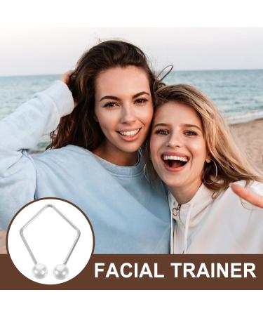 TEHAUX Lot de 2 Fabricants de Fossettes en M tal Titanium pour Visage Appareil D exercice Facial L ger et Confortable Entra nement Quotidien pour Hommes et Femmes Soin du Visage - Buy Online on GoSupps.com