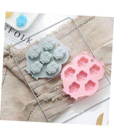 Ciieeo 2pcs Silicone Mold Clay Molds Handmade Making Mold Candy Trays Pan Cookie Baking Molds Muffin Cupcake Mold Animal Baking Spring Silicone DIY Silica Gel Chocolate Mold Self Made 12.7x10.7x1.7cm Blue - Buy Online on GoSupps.com