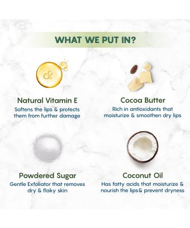 The Moms Co. Exfoliating Lip Scrub - Brightening Dark Lips for Women & Men | Sugar Powder & Cocoa Butter | 25g - Buy Online on GoSupps.com
