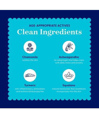 Day+Bright Facial Moisturizer for Teen & Tween Girls 50mL | Non-Greasy Daily Hydration | pH-Balanced Formula with Chamomile Turmeric Ashwagandha Squalane. - Buy Online on GoSupps.com