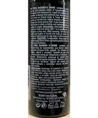 Bonfi Oil Natural Barber Shine 2 Oz - Buy Online on GoSupps.com