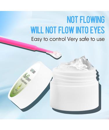 GEMERRY Cream Lash Extension Remover 10g - Gentle Eyelash Glue Remover for Sensitive Skin - Fast Dissolve Formula for Lash Extensions (Cantaloupe - Buy Online on GoSupps.com