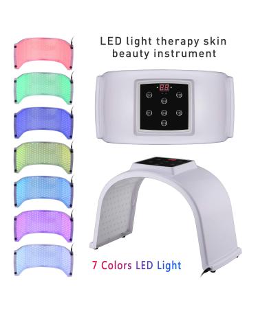Bowka 7-in-1 LED Photon Therapy Face Mask - Anti-Aging Acne Removal & Skin Rejuvenation Device - Buy Online on GoSupps.com
