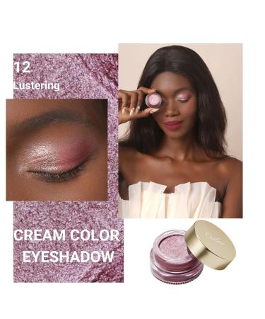 Oulac Rose Gold Eyeshadow | High Pigment Waterproof Cream Shadow | Vegan Cruelty-Free Satin Metallic Finish | 12g | Durable & Non-Wrinkling Eye Makeup - Buy Online on GoSupps.com