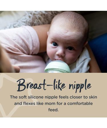 Tommee Tippee Closer to Nature 3 in 1 Convertible Glass Baby Bottles 9oz - 3 Pack with Anti-Colic Valve - Buy Online on GoSupps.com