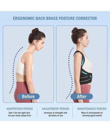 Corecorex Instant Posture Corrector - Adjustable Back Straightener for Men & Women | Relieves Neck Shoulder & Back Pain | X-Large Support - Buy Online on GoSupps.com