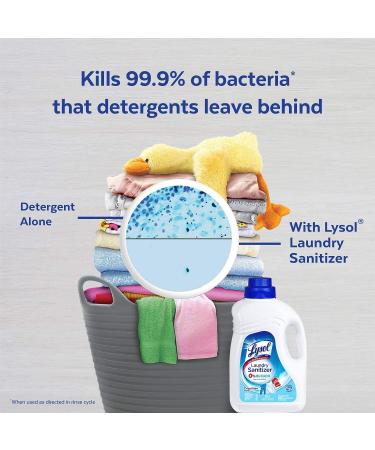 Laundry Sanitizer Additive, 0% Bleach, Crisp Linen Scent - 150 Fl. Oz - Buy Online on GoSupps.com