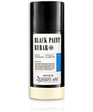 23 Years Old Black Paint Rubar(Zero Blackhead Bar) - A cleansing stick bar with charcoal to erase black and white heads (1.6 oz)