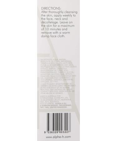 Alpha-H Balancing and Pore Refining Mask With Jojoba 100 ml - Buy Online on GoSupps.com
