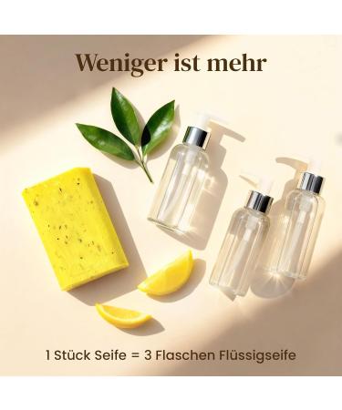  Dungl Schmied Handmade Lemon Mint Soap | Citornen Soap Pebble | Natural Scented | Palm Oil Free | Care Soap with Natural Ingredients | Vegan | For All Skin Types - Buy Online on GoSupps.com