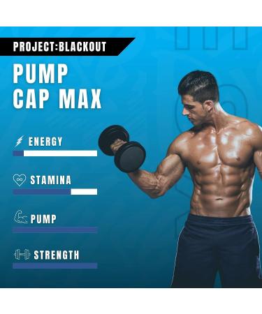 Ryse Project Blackout Pump Cap Max | Stimulant-Free Pump Formula | 120 Capsules - Buy Online on GoSupps.com