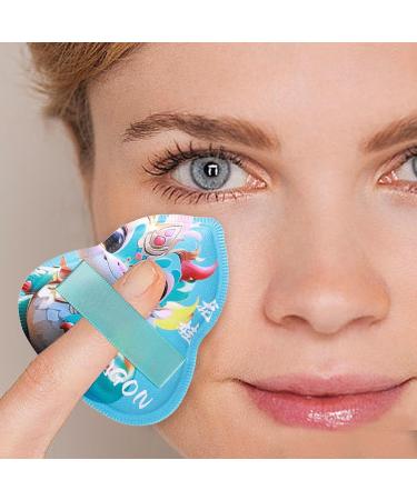 Powder Puff for Face Powder Makeup Puff | Dragon Pattern Cosmetic Foundation Blender Sponge | Pressed Powder Applicator Pad Makeup Sponges with Storage Box Beauty Makeup Tools - Buy Online on GoSupps.com