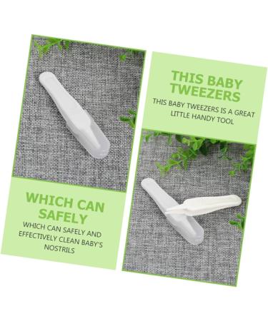 Kisangel 5pcs Nose Cover Navel Care Tweezer Set - Safe Clips for Booger and Ear Wax Removal - Child and Elderly Care Tweezers - Buy Online on GoSupps.com