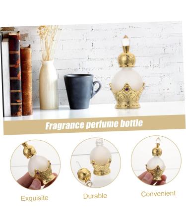 Angoily 1pc Perfume Bottle Freshener Empty Perfume Spray Bottle Terrarium Glass Dispenser Women Sample Containers Humidifier Portable Bottled Filling Travel Composite Material 9X4X4CM Golden - Buy Online on GoSupps.com