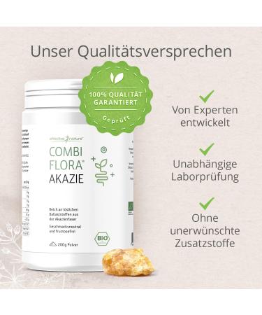 Organic Acacia Fiber Powder 200g - 80% Fiber Content | Additive-Free & Certified | 20 Days Stock - Buy Online on GoSupps.com