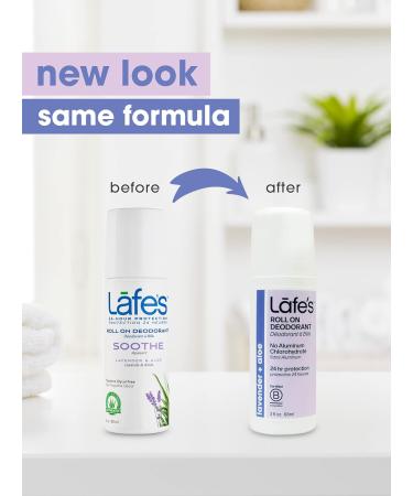 Buy Lafe's Natural Deodorant 2-Pack | Aluminum-Free Lavender & Aloe Roll-On & Spray | 3oz & 4oz | International Shipping Available - Buy Online on GoSupps.com