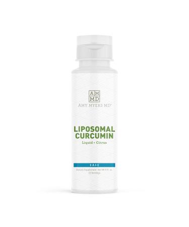 Liquid Liposomal Curcumin from Dr. Amy Myers - Supports a Healthy Inflammation Response   Citrus Flavor Dietary Supplement 8 fl. Oz  22 Servings